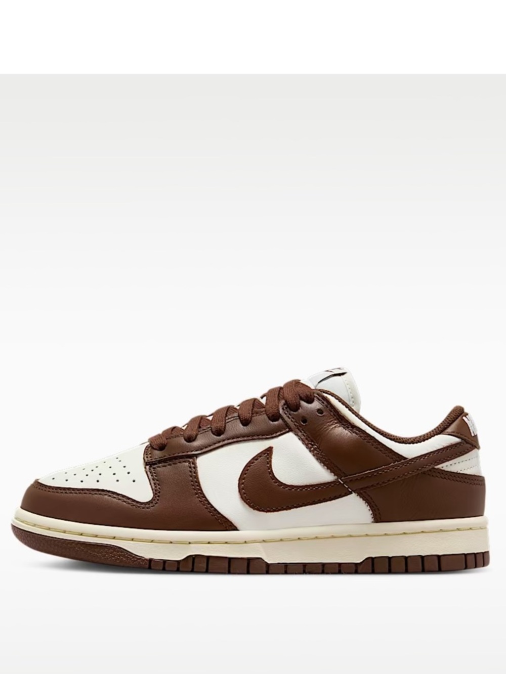 Nike Dunk Low Brown & White Women's Sneakers